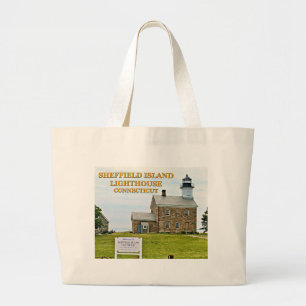 Sheffield Island Lighthouse, Connecticut Jumbo Tygkasse