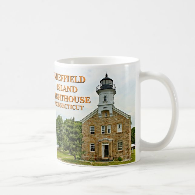 Sheffield Island Lighthouse, Connecticut Kaffemugg (Höger)