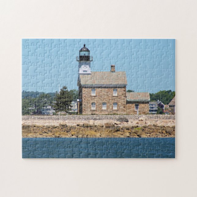 Sheffield Island Lighthouse, Connecticut Pussel (Horisontell)