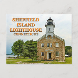 Sheffield Island Lighthouse, Connecticut Vykort