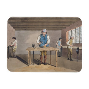 Sheffield knivsmed, från "dräkten av engr magnet