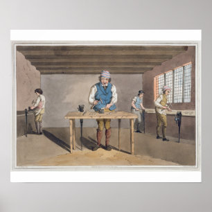 Sheffield knivsmed, från "dräkten av engr poster