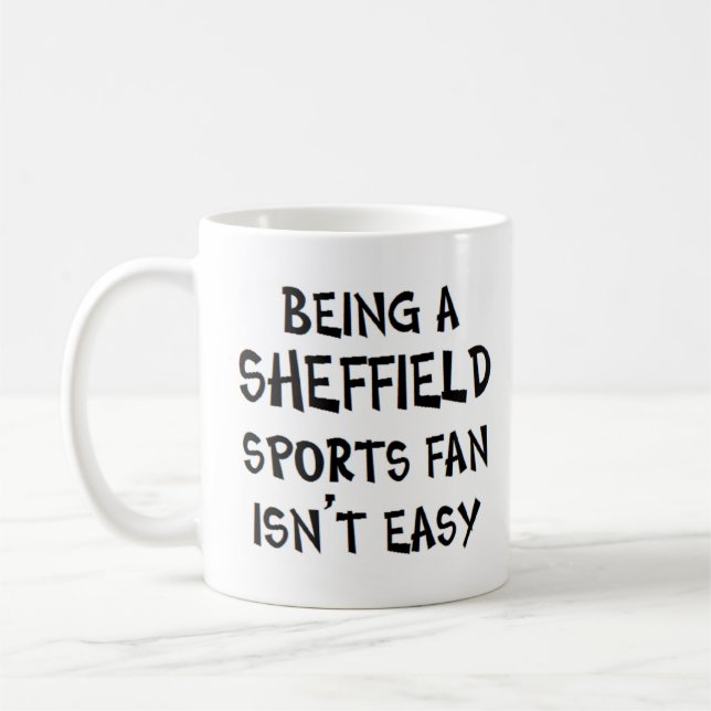 sheffield sports fan, being kaffemugg (Vänster)