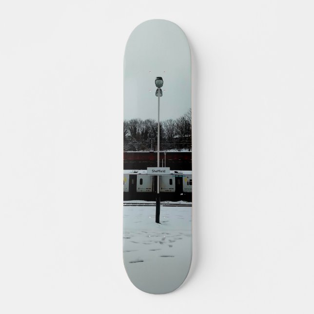 Sheffield station mini skateboard bräda 18,5 cm (Framsida)