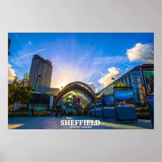 Sheffield Winter Garden Poster (Framsidan)