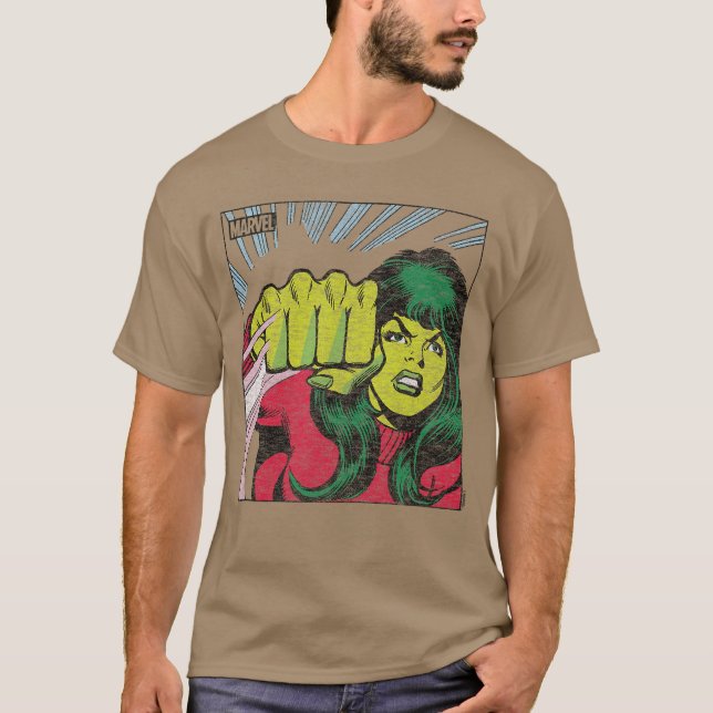 SheHulk Serietidning Panel vän T Shirt (Framsida)