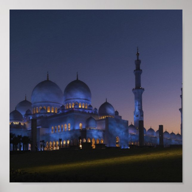 Sheik Zayed Mosque Poster (Framsidan)