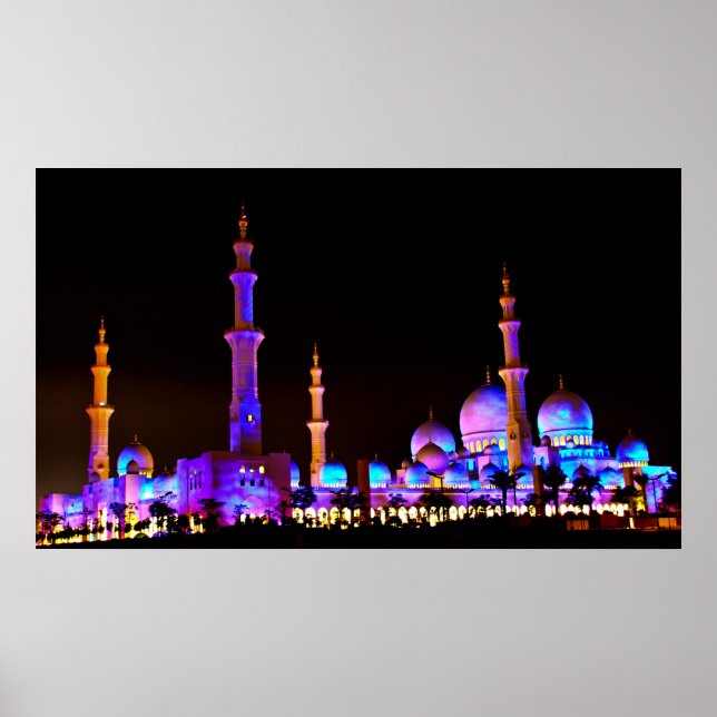 Sheik Zayed Mosque Poster (Framsidan)