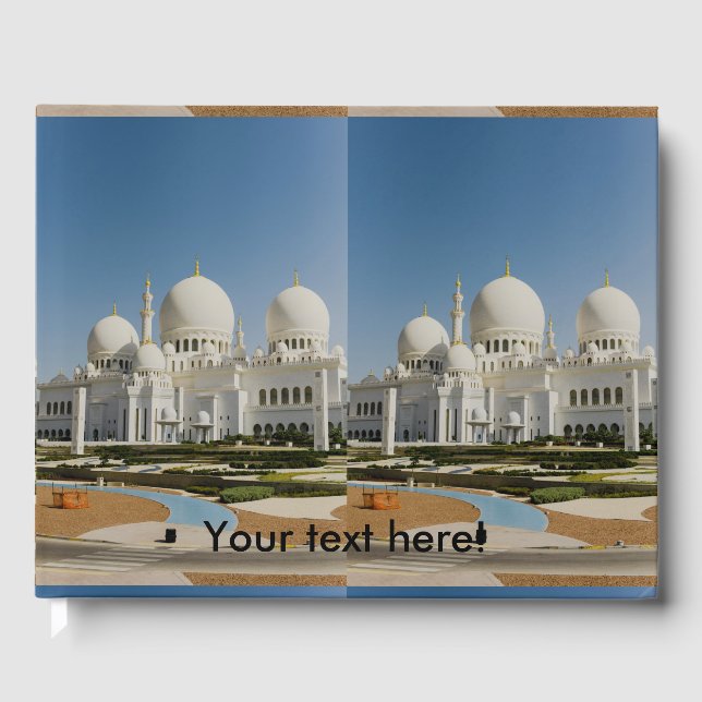 Sheikh Zayed Grand Mosque,Abu Dhabi Gästböcker (Framsida)