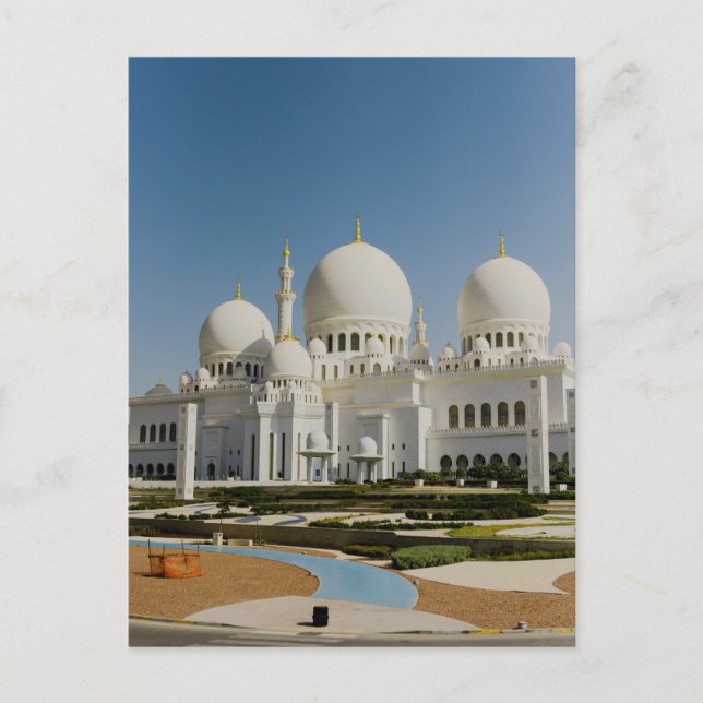 Sheikh Zayed Grand Mosque,Abu Dhabi Vykort (Framsida)