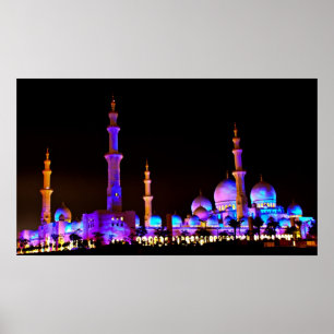 Sheikh Zayed Moské Poster