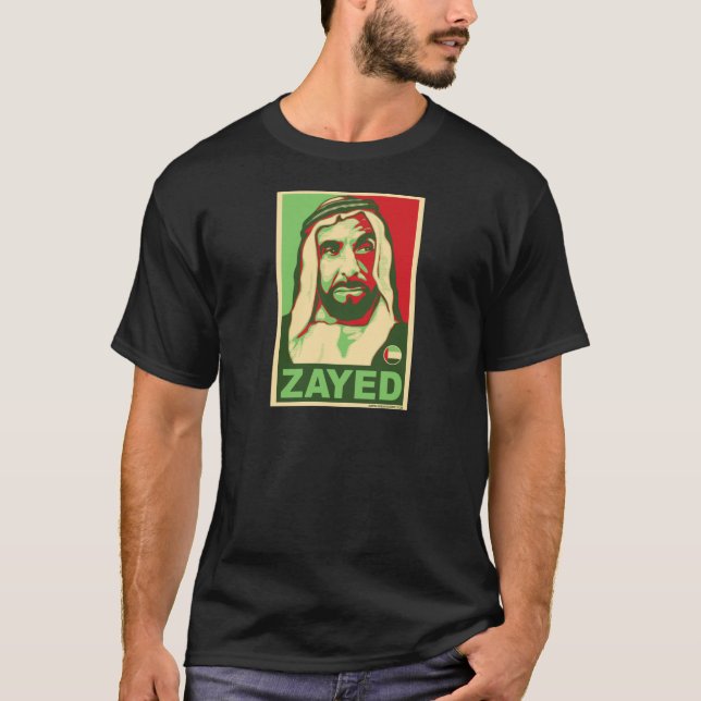 Sheikh Zayed Produkt Tee Shirt (Framsida)