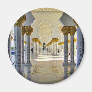 Sheikh Zayed Tusen dollar Moské Korridor Magnet