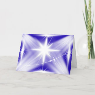 Shekinah Glory Julstjärnhälsningskort Kort