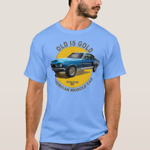 Shelby 500 American Muscle 60 s 70 år gammal är Gu T Shirt