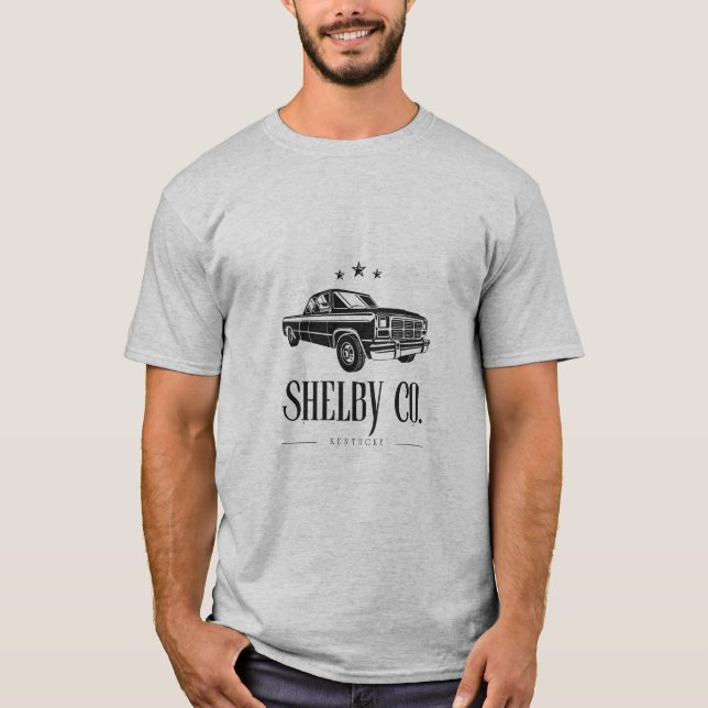 Shelby County Classic Lastbil T Shirt (Framsida)