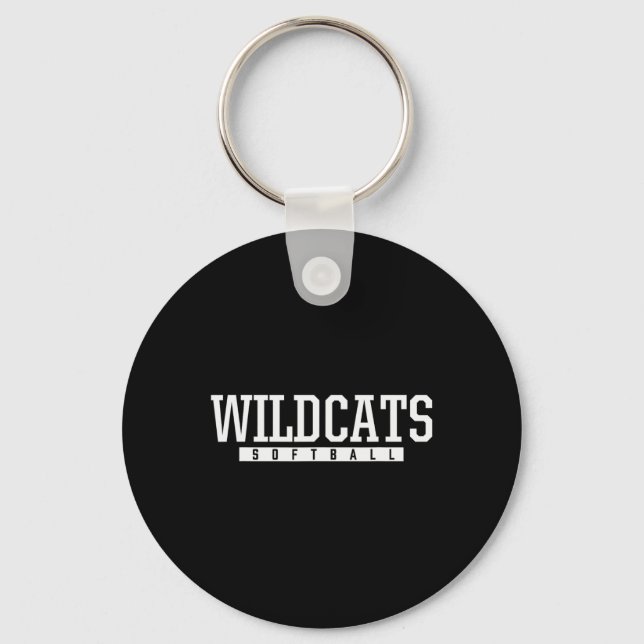 Shelby County Wildcats Softboll Hs Nyckelring (Framsida)