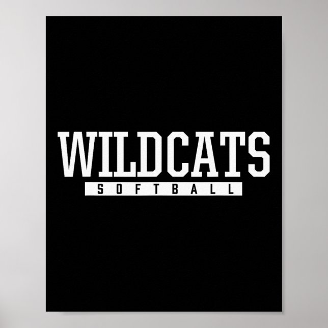 Shelby County Wildcats Softboll HS Poster (Framsidan)