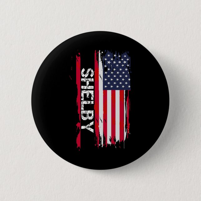Shelby Flag America  Knapp (Framsida)