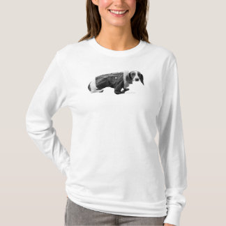 "Shelby in a Jean Jacka" Dachshund L/S T Shirt