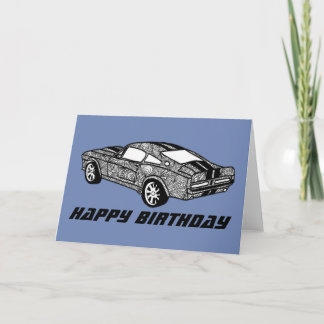 Shelby Mandala Art Birthday Card Kort