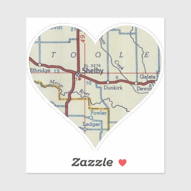 Shelby Montana Klistermärken (Ark)