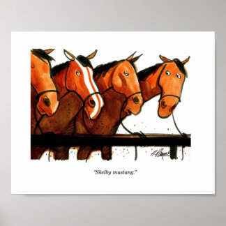 Shelby Mustang Poster