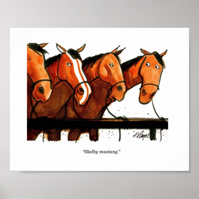 Shelby Mustang Poster (Framsidan)