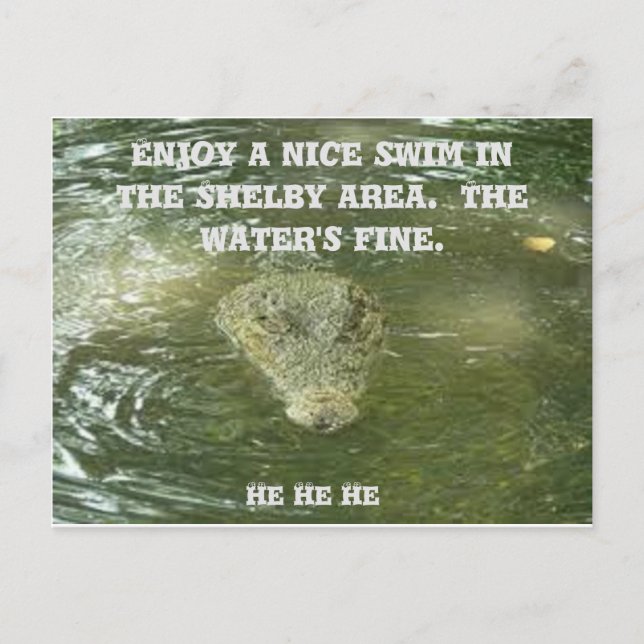 Shelby NC vykort (Framsida)