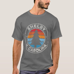 Shelby North Carolina Nc 70S vänner T Shirt