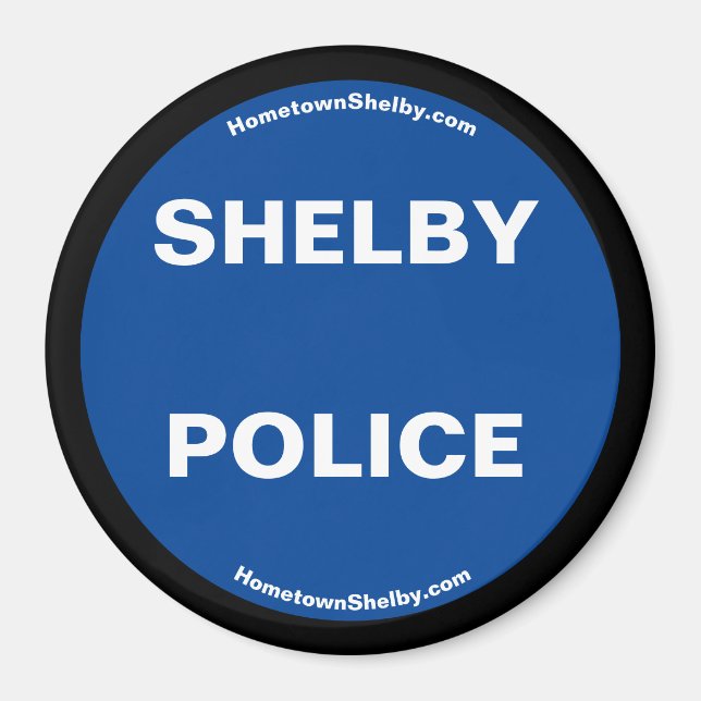 Shelby Police Magnet (Framsidan)