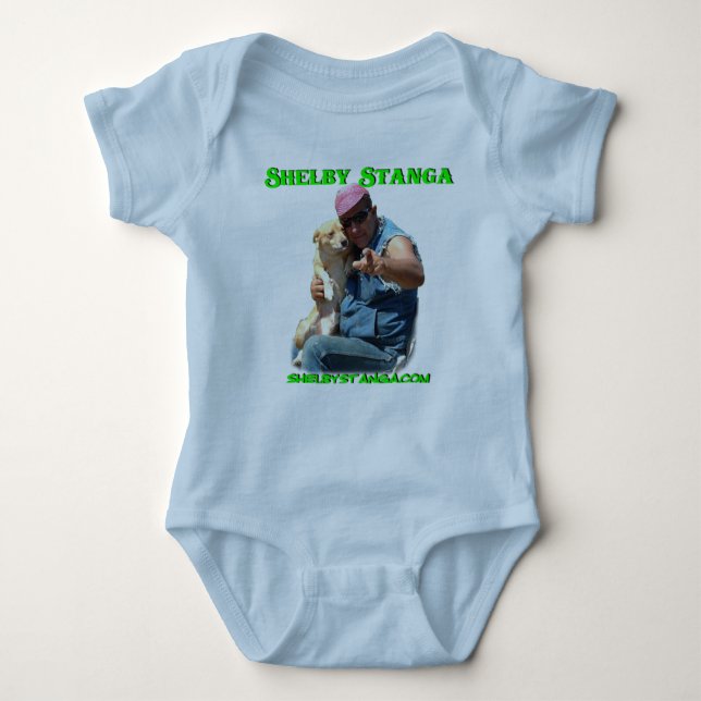 Shelby Stanga baby med hjärtfelranka T-shirt (Framsida)