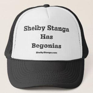 Shelby Stanga har Begoniaslocket Truckerkeps