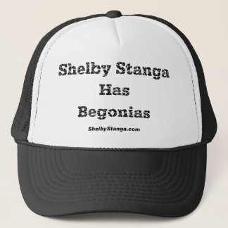 Shelby Stanga har Begoniaslocket Truckerkeps