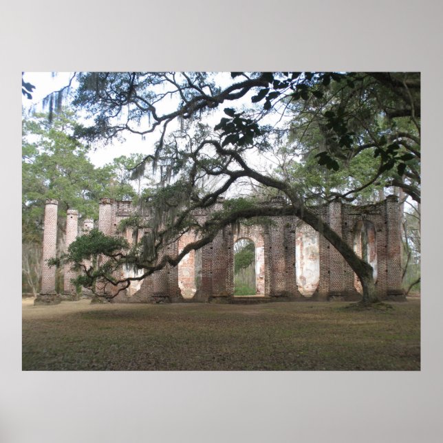 Sheldon Church Ruins Poster (Framsidan)
