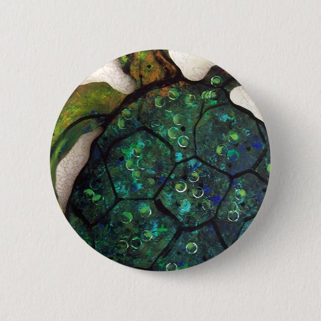 Sheldon havssköldpaddan knapp (Framsida)