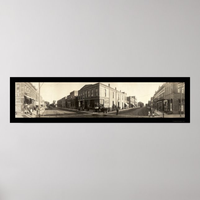 Sheldon, IA Photo 1907 Poster (Framsidan)