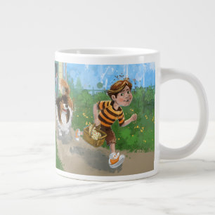 Sheldon och Davie Äventyr Jumbo Mugg