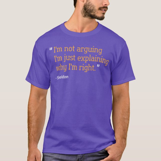 Sheldon present Citat Roligt födelsedagspresent Pe T Shirt (Framsida)
