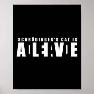 Sheldon Schroedingers katt - död och levande Poster
