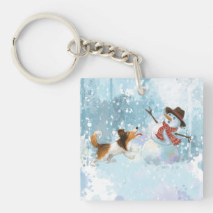 Sheldon Sheltie och Snömannen