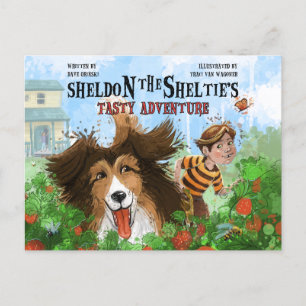 Sheldon the Sheltie Vykort
