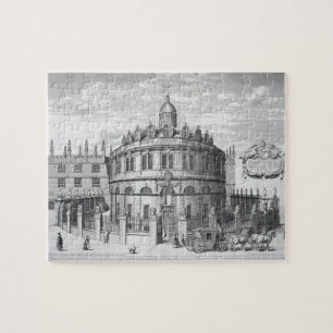 Sheldonian Theatre, Oxford, från 'Oxonia Illustra Pussel