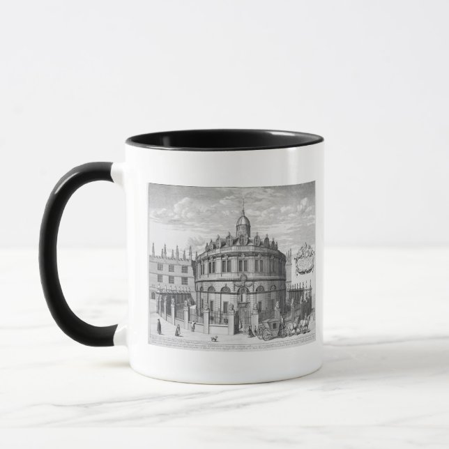 Sheldonian Theatre, Oxford, från 'Oxonia Illustrat Mugg (Vänster)