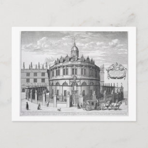 Sheldonic Theater, Oxford, från Oxonia Illustrat Vykort