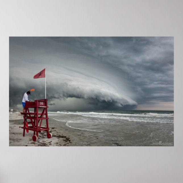 Shelf Cloud - Ormond Beach, FL Poster (Framsidan)