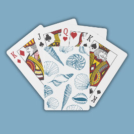 Shell Illustration blue Casinokort