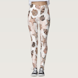 Shell Mönster Leggings