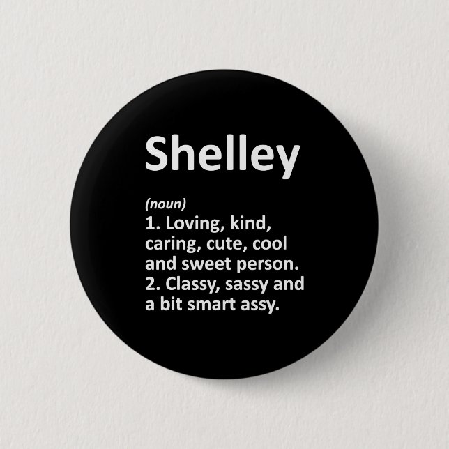 Shelley Definition D Rolig Födelsedag  Knapp (Framsida)