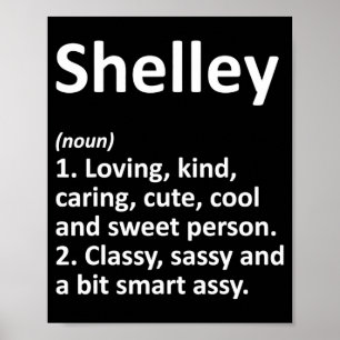 Shelley Definition D Rolig Födelsedag Poster
